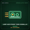 Genuine Mobis LAMP ASSY-FRONT TURN SIGNAL,LH 92207O6000 for Casper 2022 HNS Parts Korea
