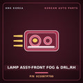 Genuine Mobis LAMP ASSY-FRONT FOG & DRL,RH 922087P700 for Xcient 2019 HNS Parts Korea
