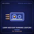 Genuine Mobis LAMP ASSY-DAY RUNNING LIGHT,RH 92208C1000 for Sonata 2014 HNS Parts Korea