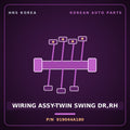 Genuine Mobis WIRING ASSY-TWIN SWING DR,RH 919044A180 for Grand Starex 1997 HNS Parts Korea
