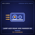 Genuine Mobis LAMP ASSY-REAR SIDE MARKER RH 924038R450 for Express 2006 HNS Parts Korea