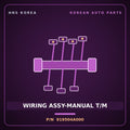 Genuine Mobis WIRING ASSY-MANUAL T/M 919504A000 for Grand Starex 1997 HNS Parts Korea