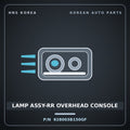 Genuine Mobis LAMP ASSY-RR OVERHEAD CONSOLE 928003B150GF for Equus 2001 HNS Parts Korea