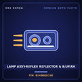 Genuine Mobis LAMP ASSY-REFLEX REFLECTOR & B/UP,RH 92406GX100 for Casper 2024 HNS Parts Korea