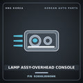 Genuine Mobis LAMP ASSY-OVERHEAD CONSOLE 92800L8090WK for K8 2022 HNS Parts Korea