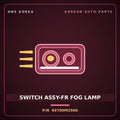 Genuine Mobis SWITCH ASSY-FR FOG LAMP 93700M2500 for Galloper 1990 HNS Parts Korea