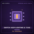 Genuine Mobis SWITCH ASSY-LIGHTING & T/SIG 9330259001 for Solati 2014 HNS Parts Korea
