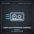 Genuine Mobis LAMP ASSY-OVERHEAD CONSOLE 92810S1760YGE for Santa Fe 2020 HNS Parts Korea