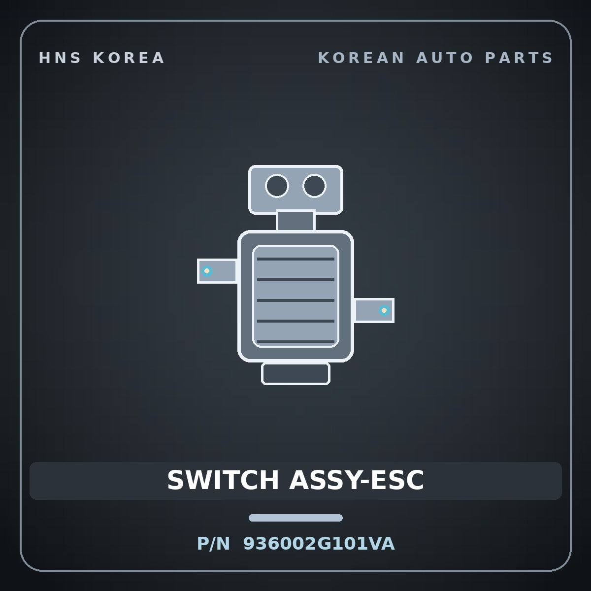 Genuine Mobis SWITCH ASSY-ESC 936002G101VA for Lotze 2005 HNS Parts Korea