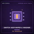 Genuine Mobis SWITCH ASSY-WIPER & WASHER 934403S100 for Sonata 2010 HNS Parts Korea