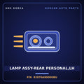 Genuine Mobis LAMP ASSY-REAR PERSONAL,LH 92870A9000GBU for Carnival 2014 HNS Parts Korea