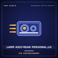 Genuine Mobis LAMP ASSY-REAR PERSONAL,LH 92870B1500RRY for G80 2016 HNS Parts Korea