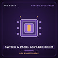 Genuine Mobis SWITCH & PANEL ASSY-BED ROOM 936007S8504X for Trago 2013 HNS Parts Korea