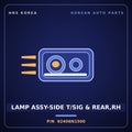 Genuine Mobis LAMP ASSY-SIDE T/SIG & REAR,RH 92406N1500 for Grandeur 2026 HNS Parts Korea