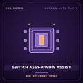 Genuine Mobis SWITCH ASSY-P/WDW ASSIST 935753M111PW2 for Genesis 2007 HNS Parts Korea