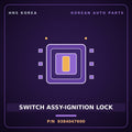 Genuine Mobis SWITCH ASSY-IGNITION LOCK 9384047600 for Libero 2000 HNS Parts Korea