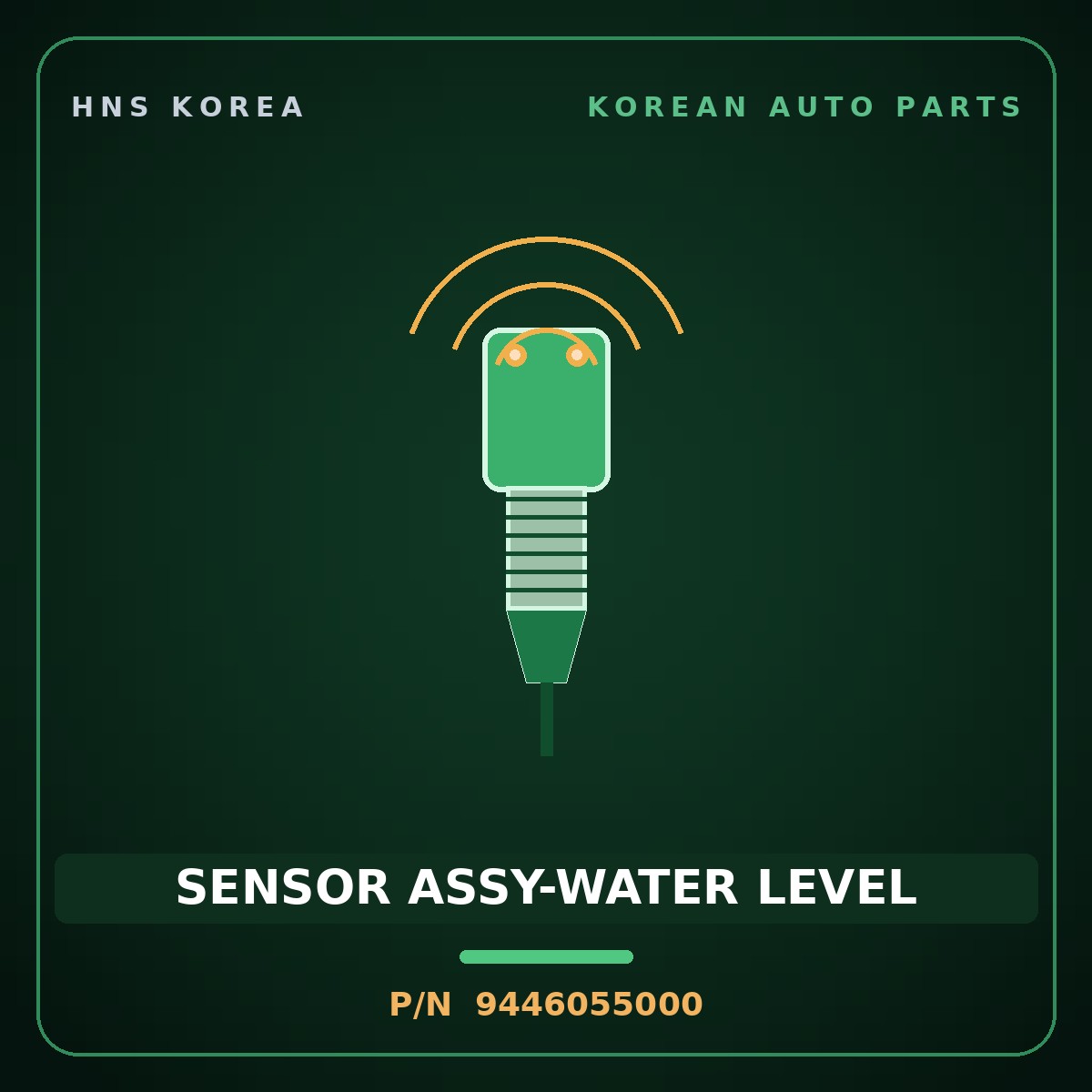 Genuine Mobis SENSOR ASSY-WATER LEVEL 9446055000 for Aerotown 1998 HNS Parts Korea