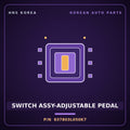 Genuine Mobis SWITCH ASSY-ADJUSTABLE PEDAL 937803L050K7 for Grandeur 2005 HNS Parts Korea