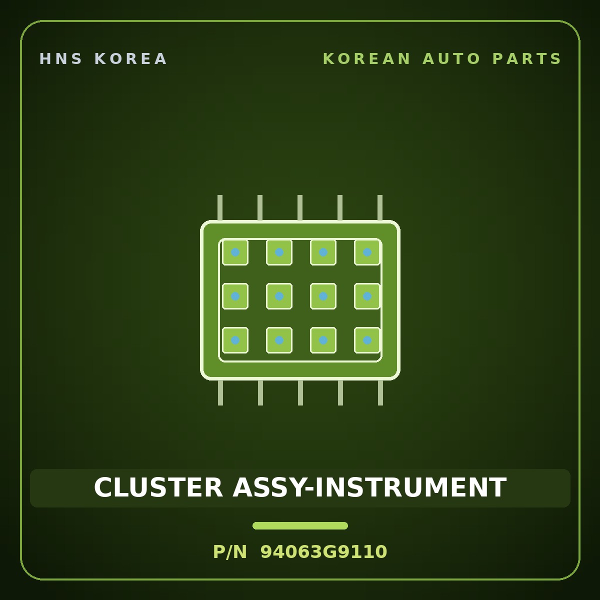 Genuine Mobis CLUSTER ASSY-INSTRUMENT 94063G9110 for G70 2021 HNS Parts Korea