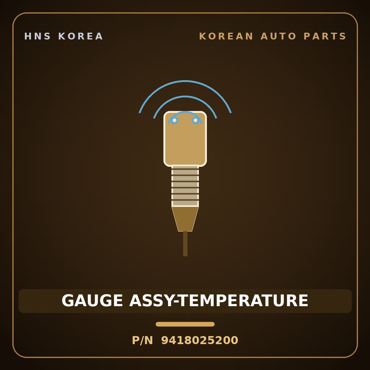 Genuine Mobis GAUGE ASSY-TEMPERATURE 9418025200 for Verna 2000 HNS Parts Korea