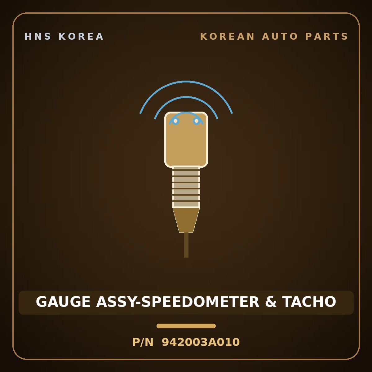 Genuine Mobis GAUGE ASSY-SPEEDOMETER & TACHO 942003A010 for Trajet 1999 HNS Parts Korea