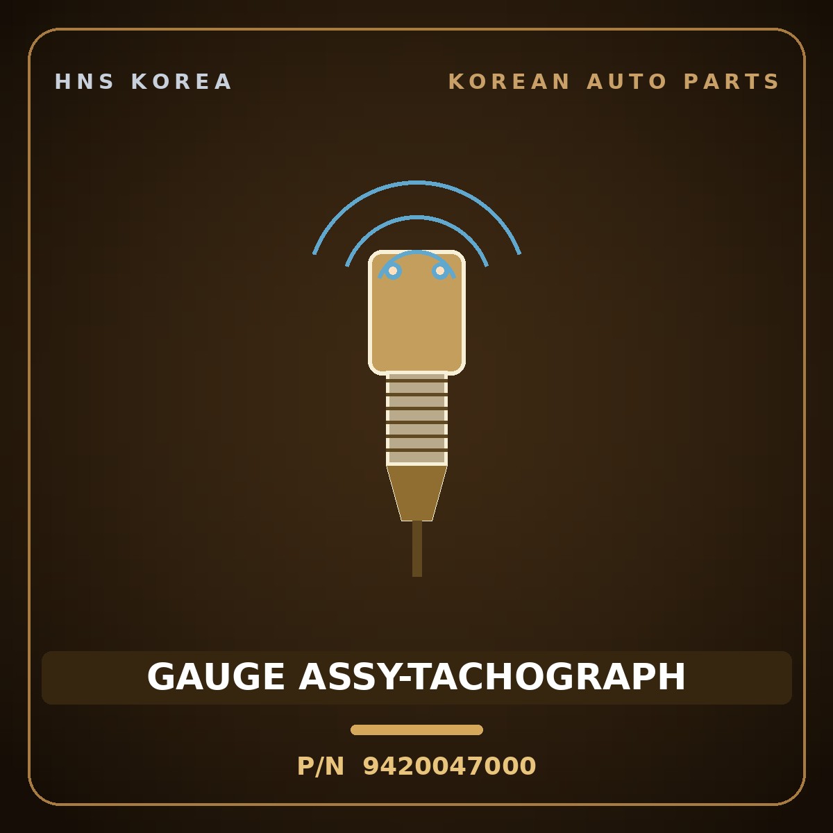 Genuine Mobis GAUGE ASSY-TACHOGRAPH 9420047000 for Libero 2000 HNS Parts Korea