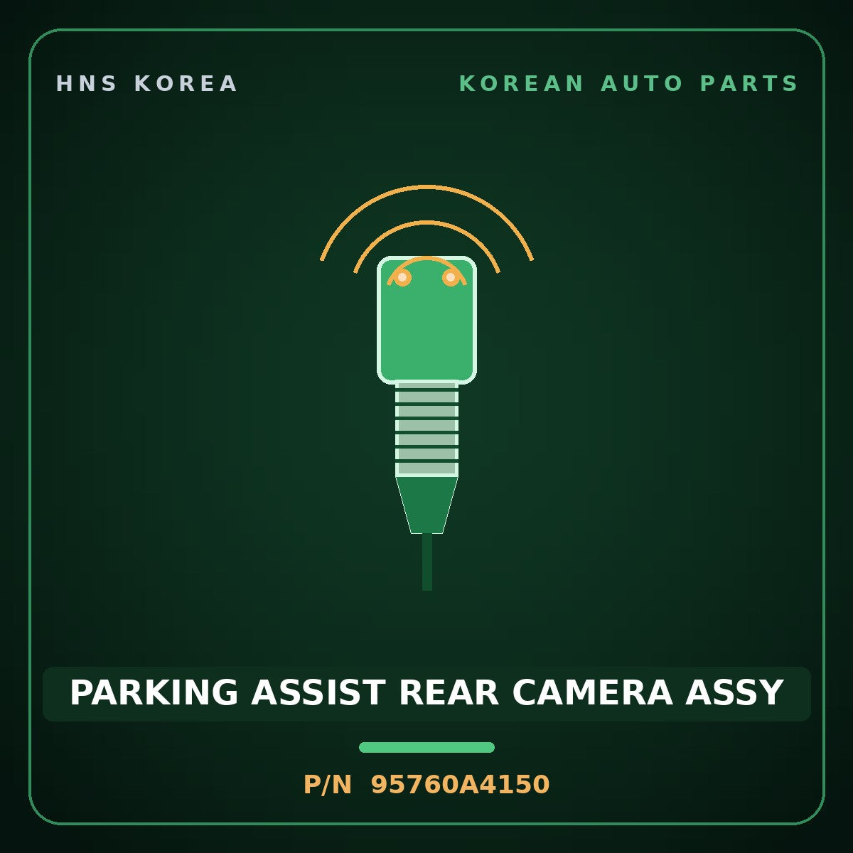 Genuine Mobis PARKING ASSIST REAR CAMERA ASSY 95760A4150 for Carens 2016 HNS Parts Korea