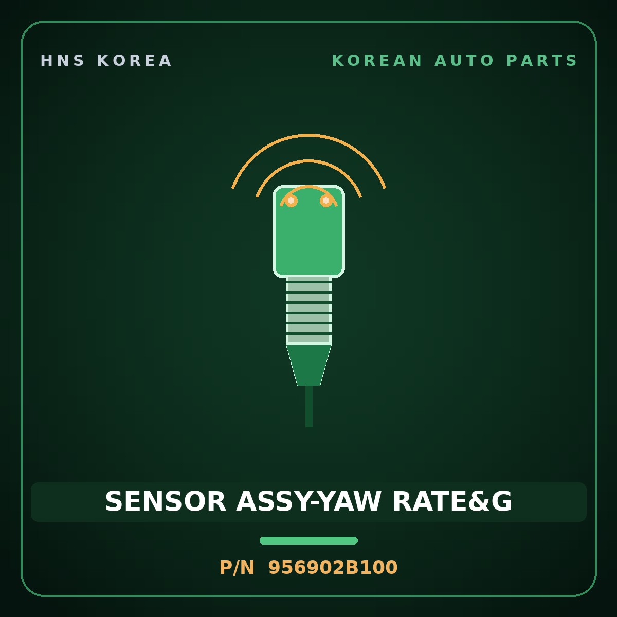 Genuine Mobis SENSOR ASSY-YAW RATE&G 956902B100 for Santa Fe 2010 HNS Parts Korea