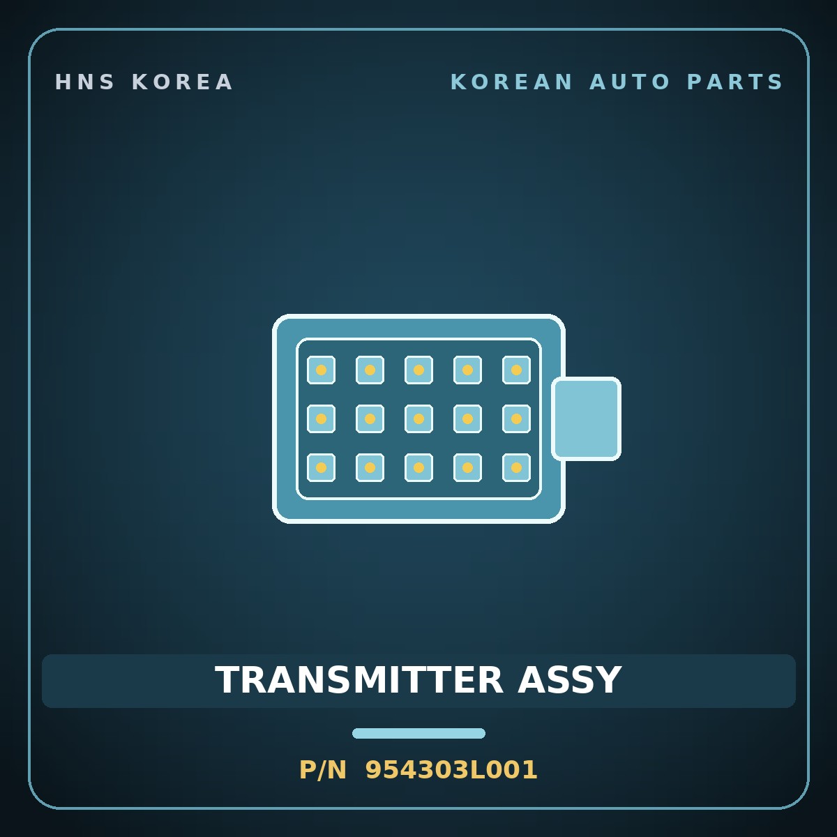 Genuine Mobis TRANSMITTER ASSY 954303L001 for Grandeur 2005 HNS Parts Korea