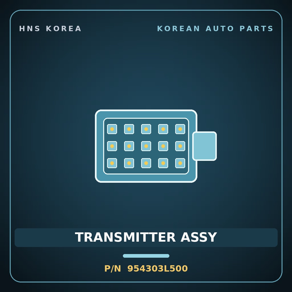 Genuine Mobis TRANSMITTER ASSY 954303L500 for Grandeur 2005 HNS Parts Korea