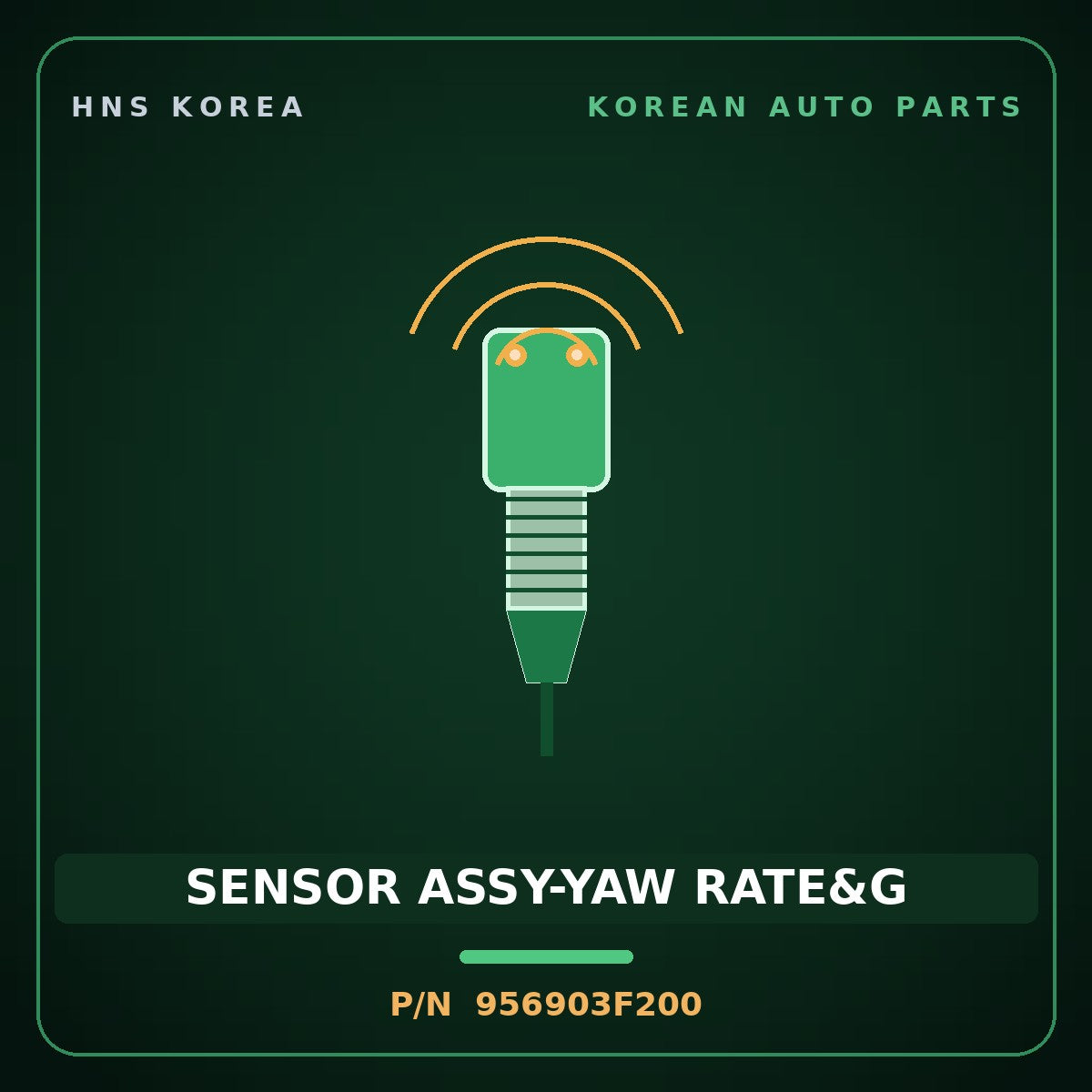 Genuine Mobis SENSOR ASSY-YAW RATE&G 956903F200 for Genesis 2006 HNS Parts Korea