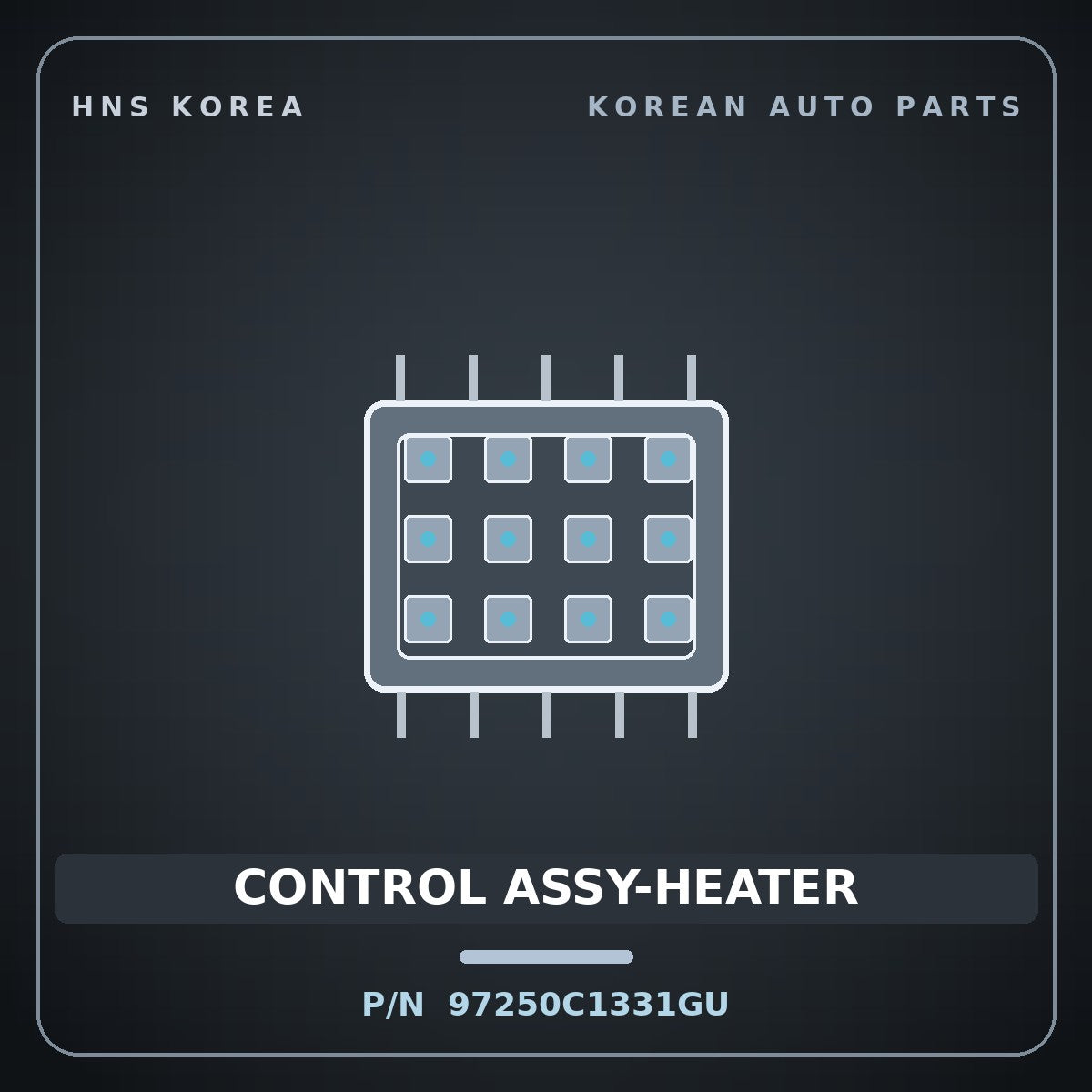 Genuine Mobis CONTROL ASSY-HEATER 97250C1331GU for Sonata 2014 HNS Parts Korea
