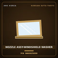 Genuine Mobis NOZZLE ASSY-WINDSHIELD WASHER 9863025050 for Verna 2000 HNS Parts Korea