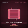 Genuine Mobis STAY ASSY-CONDENSER 992367F003 for 8-Ton Truck 2000 HNS Parts Korea
