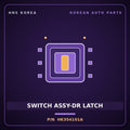 Genuine Mobis SWITCH ASSY-DR LATCH HK354101A for Galloper 1990 HNS Parts Korea