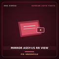Genuine Mobis MIRROR ASSY-I/S RR VIEW HR650451LK for Galloper 1998 HNS Parts Korea