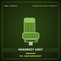 Genuine Mobis HEADREST ASSY S8897AP000RNT for Palisade 2022 HNS Parts Korea