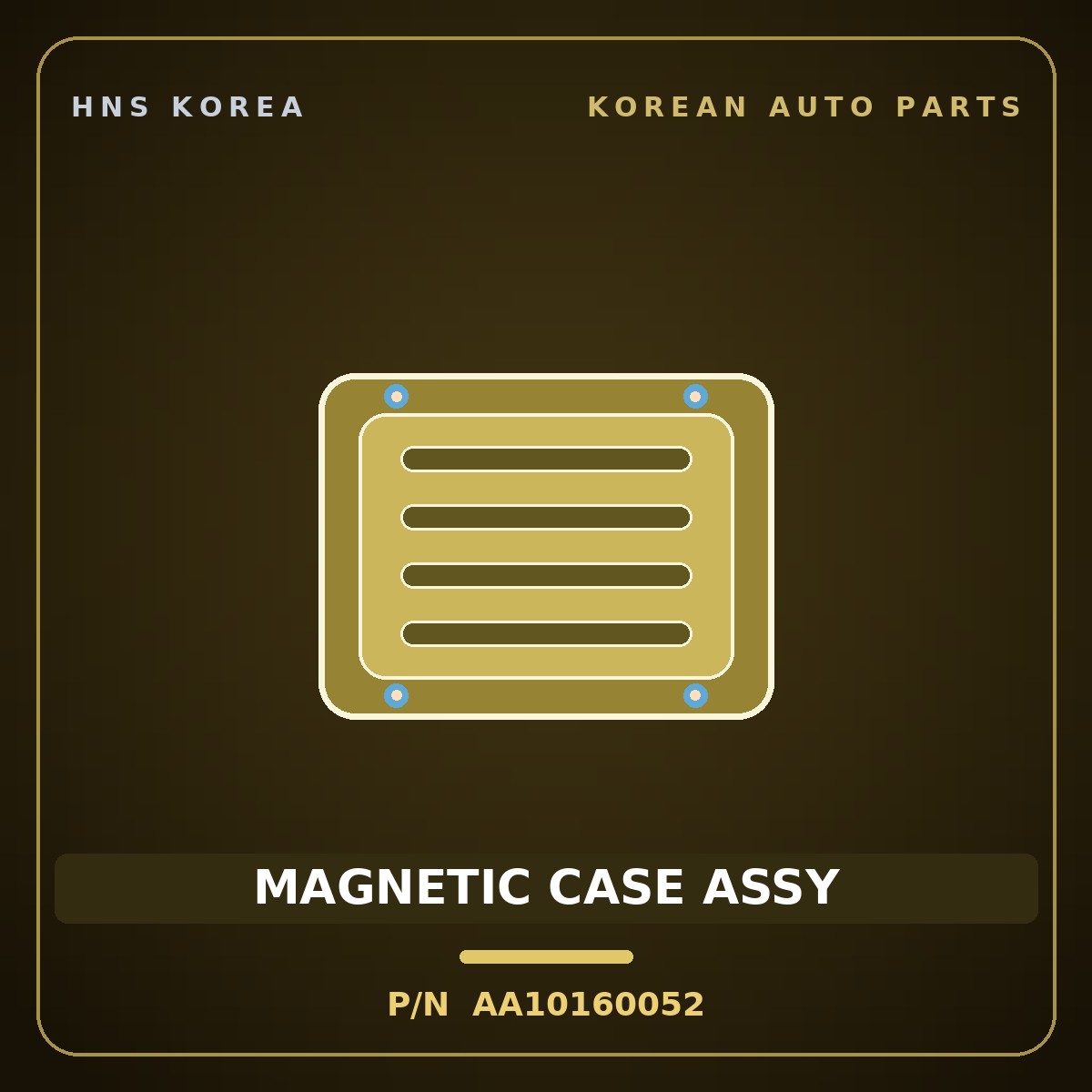 Genuine Mobis MAGNETIC CASE ASSY AA10160052 for Towner 2000 HNS Parts Korea