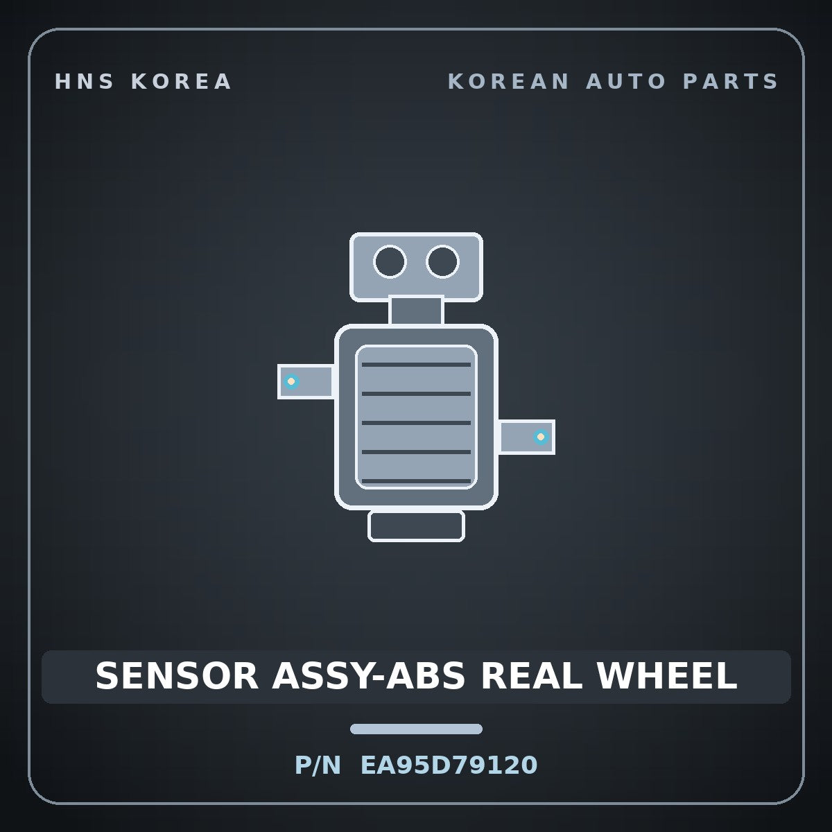 Genuine Mobis SENSOR ASSY-ABS REAL WHEEL EA95D79120 for Granbird 2001 HNS Parts Korea