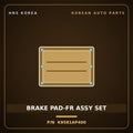 Genuine Mobis BRAKE PAD-FR ASSY SET K9581AP400 for Avante 2018 HNS Parts Korea