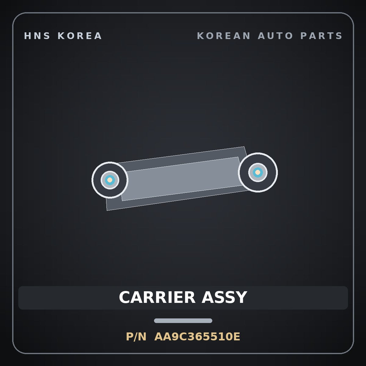 Genuine Mobis CARRIER ASSY AA9C365510E for Granbird 2001 HNS Parts Korea