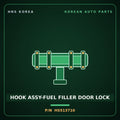 Genuine Mobis HOOK ASSY-FUEL FILLER DOOR LOCK HS513710 for Galloper 1990 HNS Parts Korea
