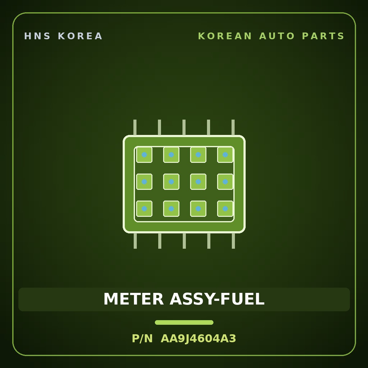 Genuine Mobis METER ASSY-FUEL AA9J4604A3 for Granbird 2001 HNS Parts Korea