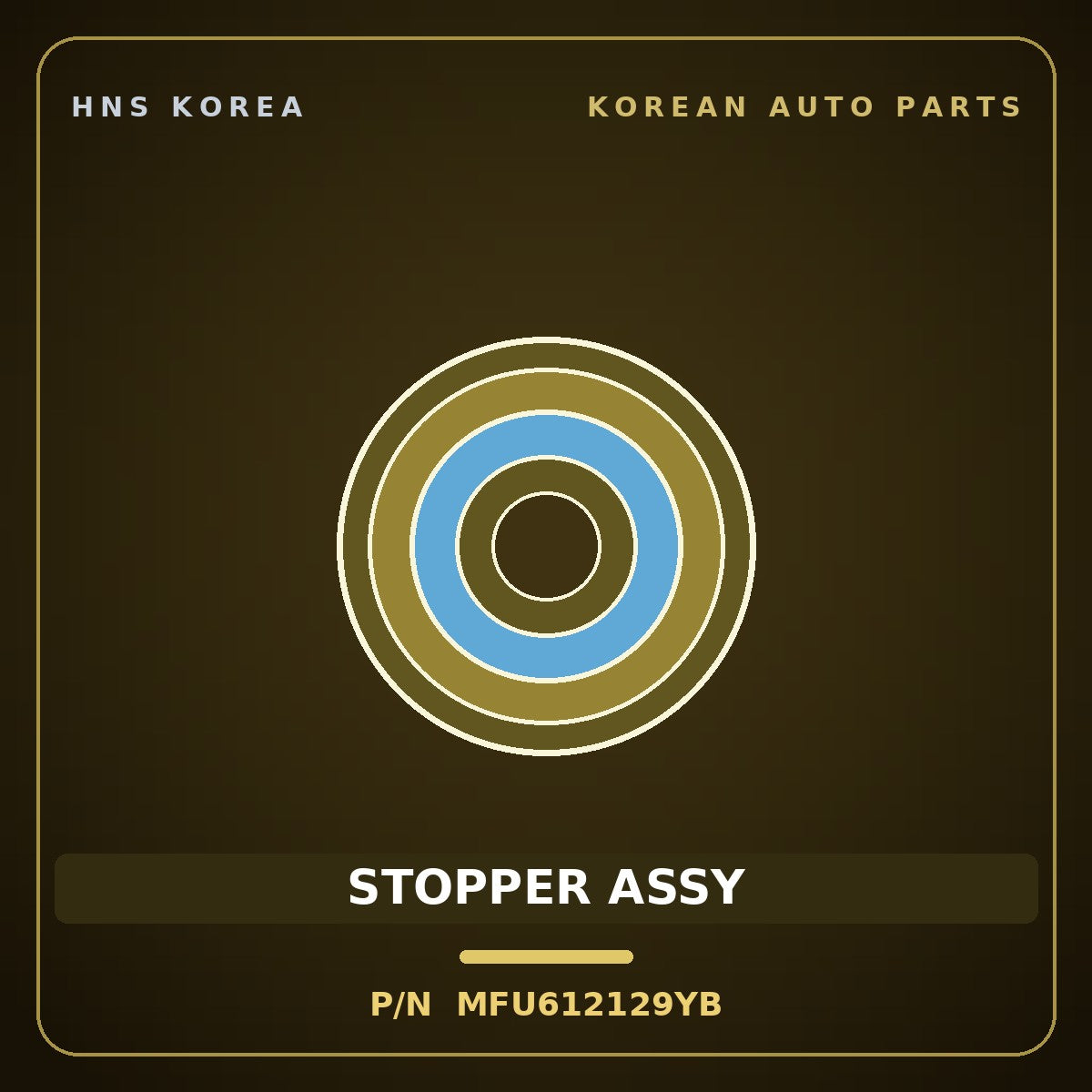 Genuine Mobis STOPPER ASSY MFU612129YB for Carens 1997 HNS Parts Korea