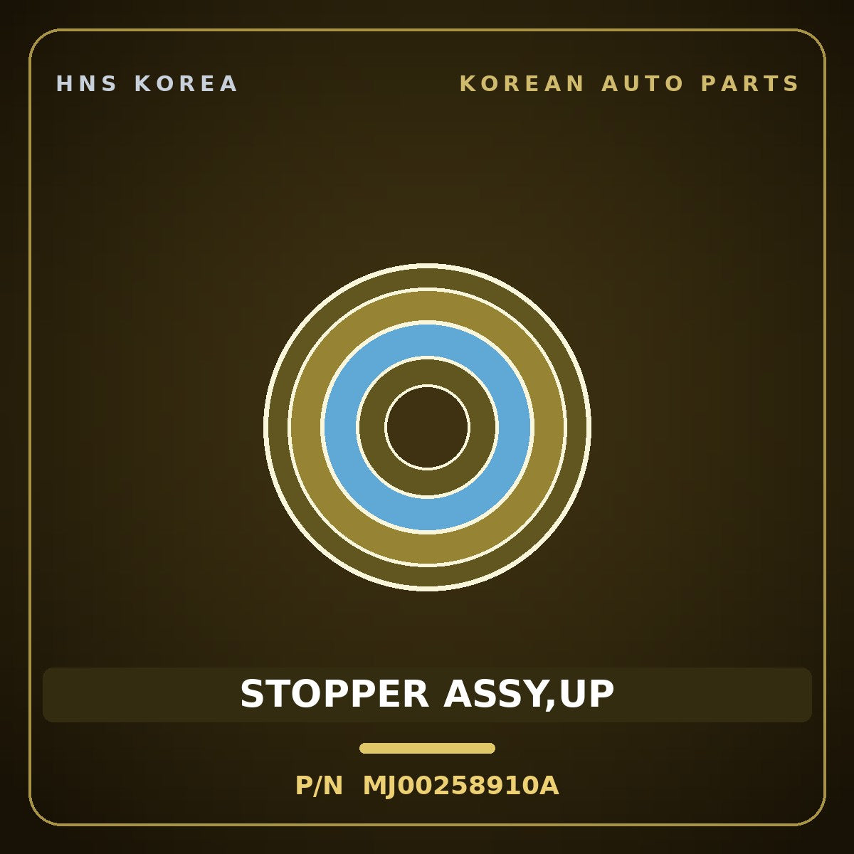 Genuine Mobis STOPPER ASSY,UP MJ00258910A for Enterprise 1997 HNS Parts Korea
