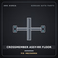 Genuine Mobis CROSSMEMBER ASSY-RR FLOOR MB250090A for Galloper 1990 HNS Parts Korea