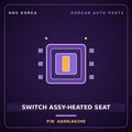 Genuine Mobis SWITCH ASSY-HEATED SEAT AA96L662H0 for Granbird 2001 HNS Parts Korea