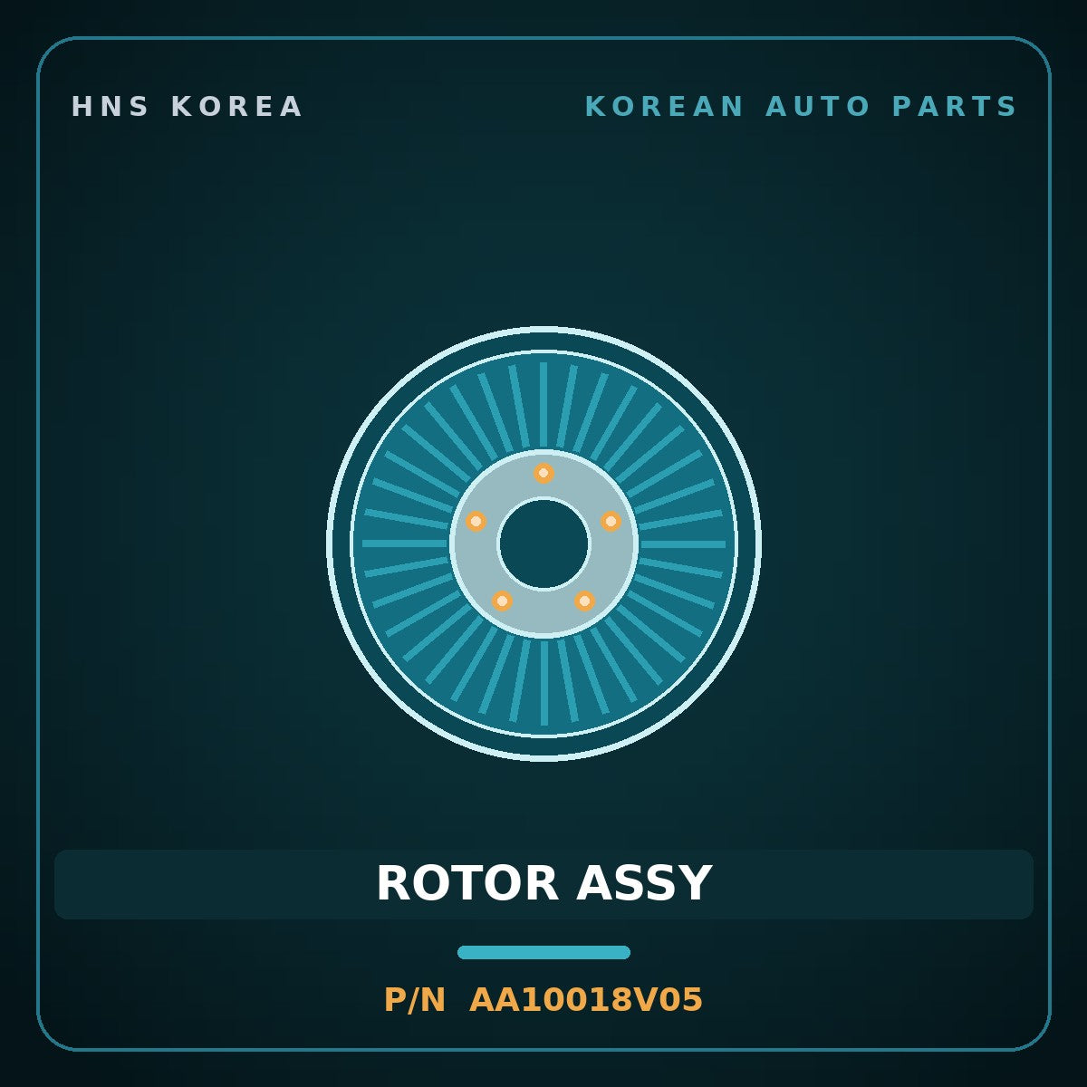 Genuine Mobis ROTOR ASSY AA10018V05 for Towner 2000 HNS Parts Korea