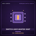 Genuine Mobis SWITCH ASSY-HEATED SEAT AA96L662H0A for Granbird 2001 HNS Parts Korea