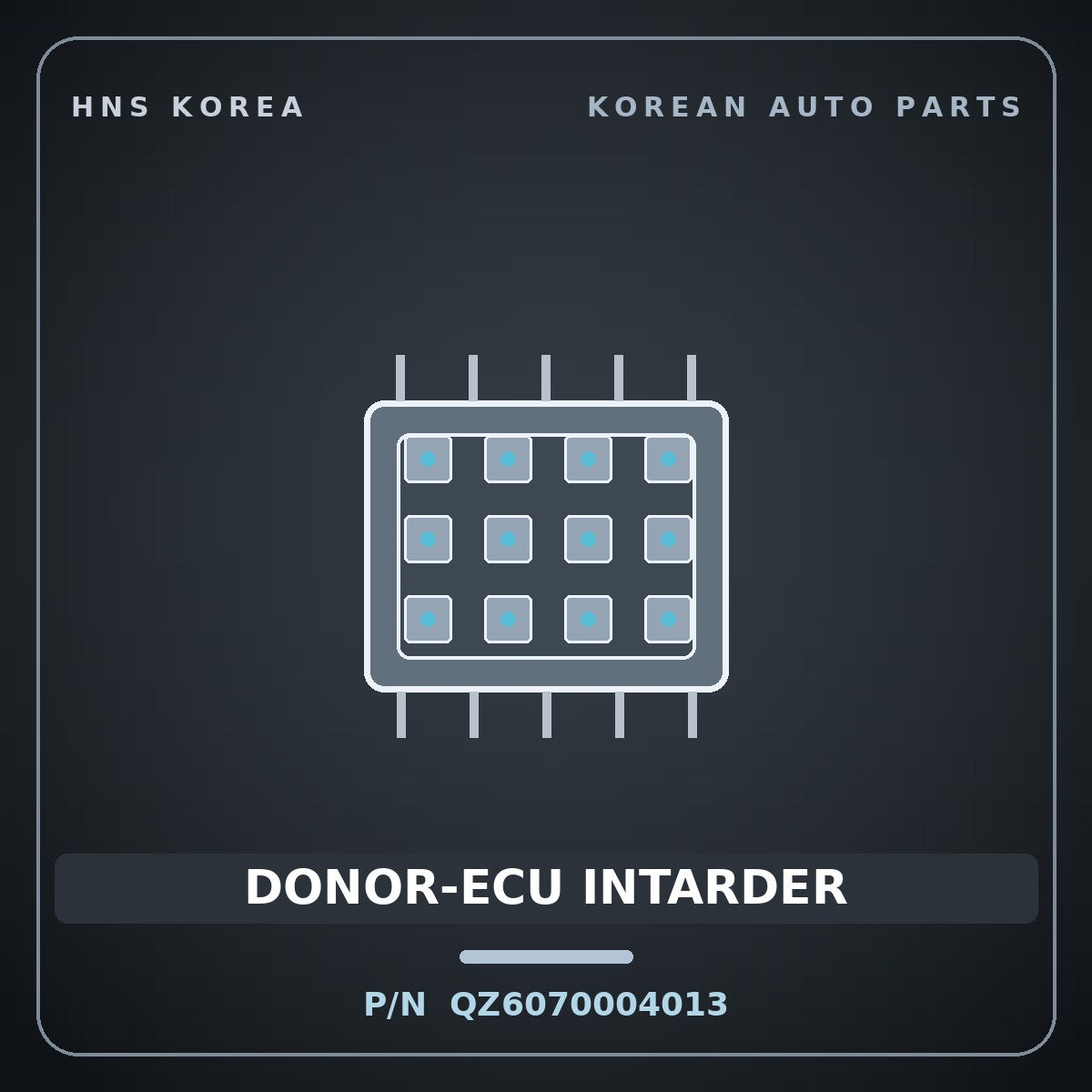 Genuine Mobis DONOR-ECU INTARDER QZ6070004013 for Trago 2006 HNS Parts Korea